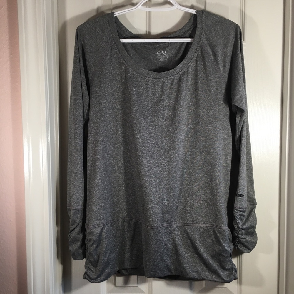 Champion Pullover Women's Medium Jacket Gray Athle